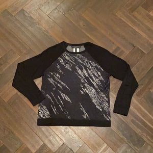 Soft, lightweight sweater. Dress up over black pants, dress down over jeans.